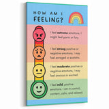 Emotions & Feelings Kids Educational Wall Art – Mood Chart Poster