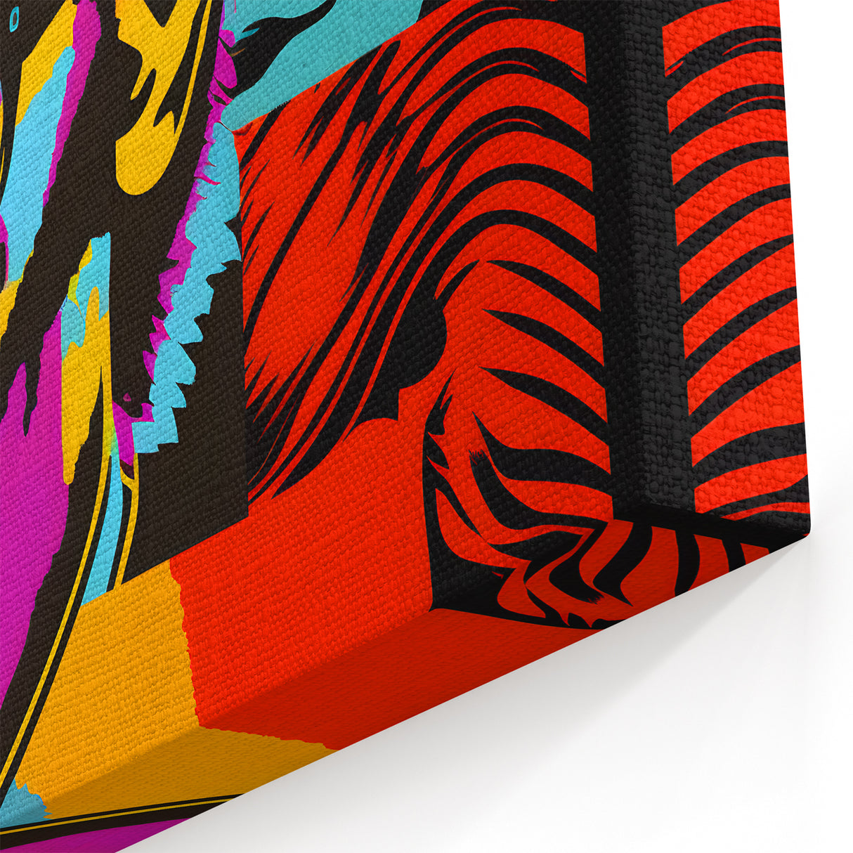 Colorful Pop Art Wall Art – Modern Retro Canvas Print