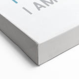 I Am Affirmation Typography Art – Motivational Wall Decor