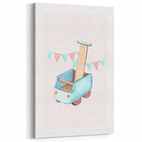 Nursery Wall Art - Wooden Walker Toy Children's Room Decor