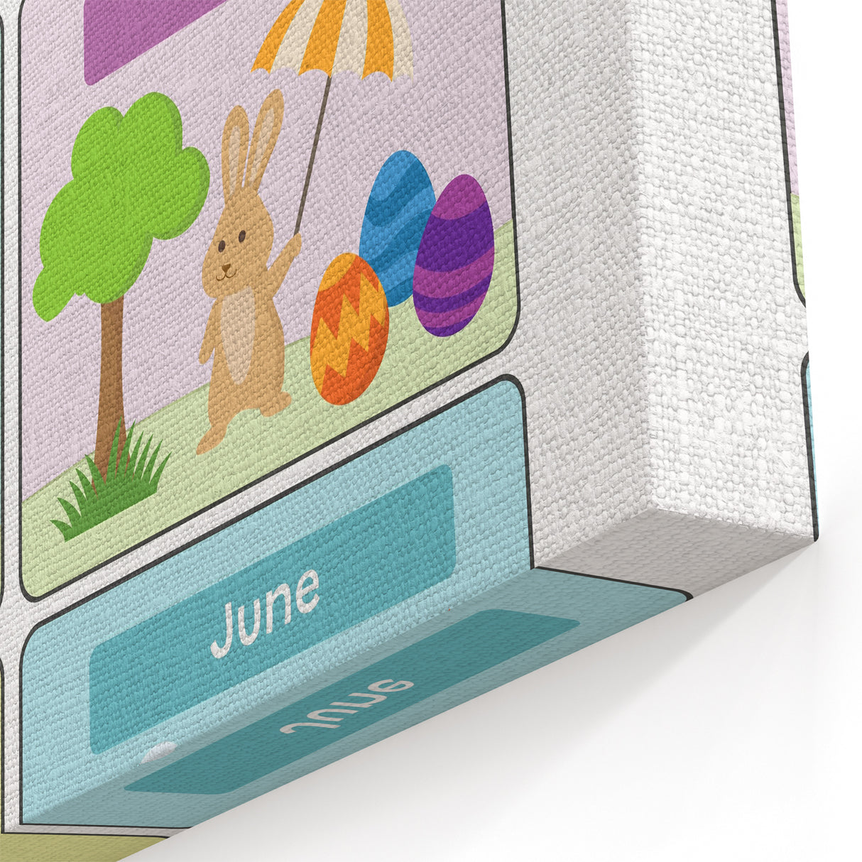 Months of the Year Learning Wall Art - Kids Educational Poster