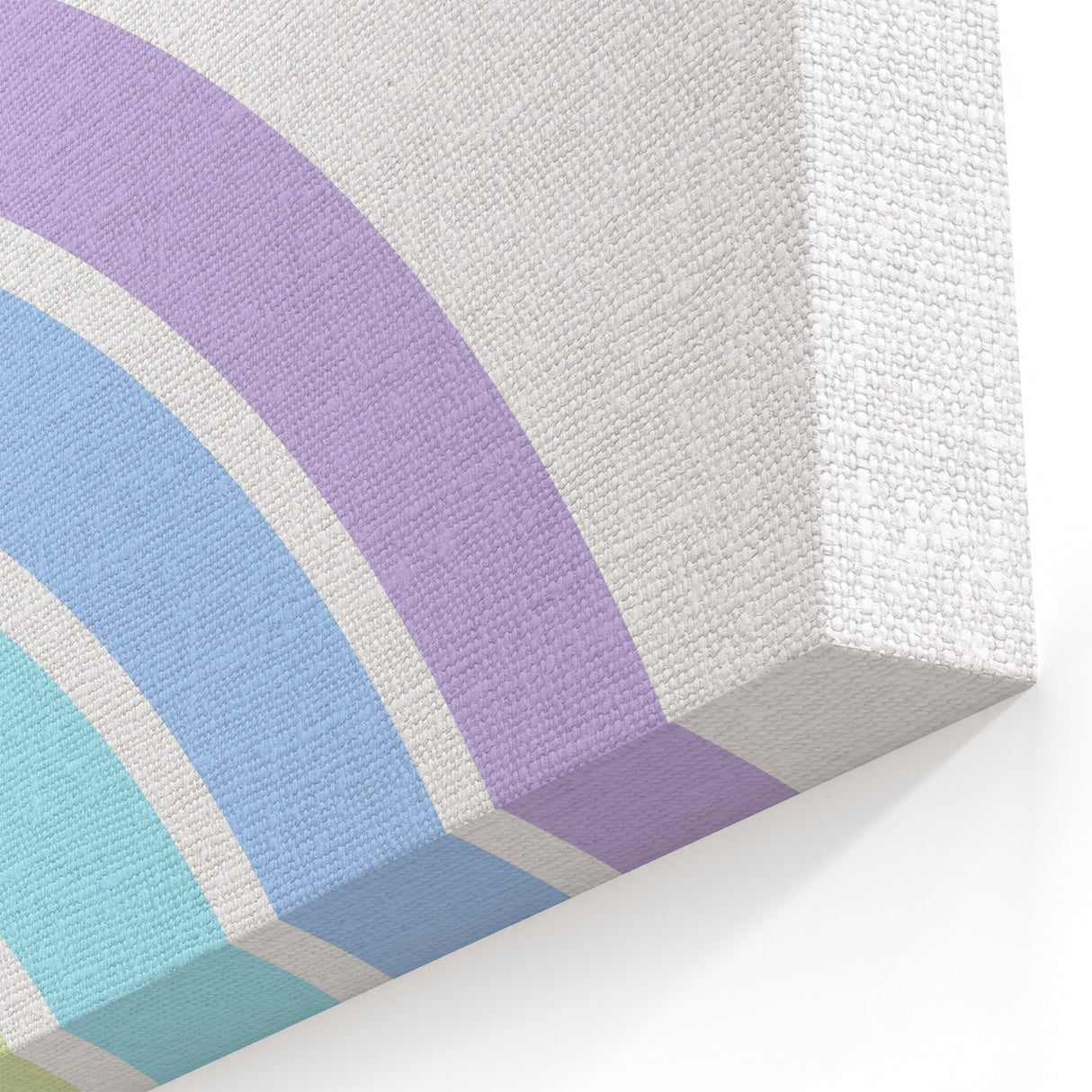 Children's Wall Decor - Soft Pastel Rainbow Nursery Art