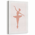 Ballet Dancer Silhouette Framed Print - Girls Bedroom Art