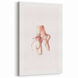 Ballet Pointe Shoes Kids Room Print - Girls Bedroom Wall Art