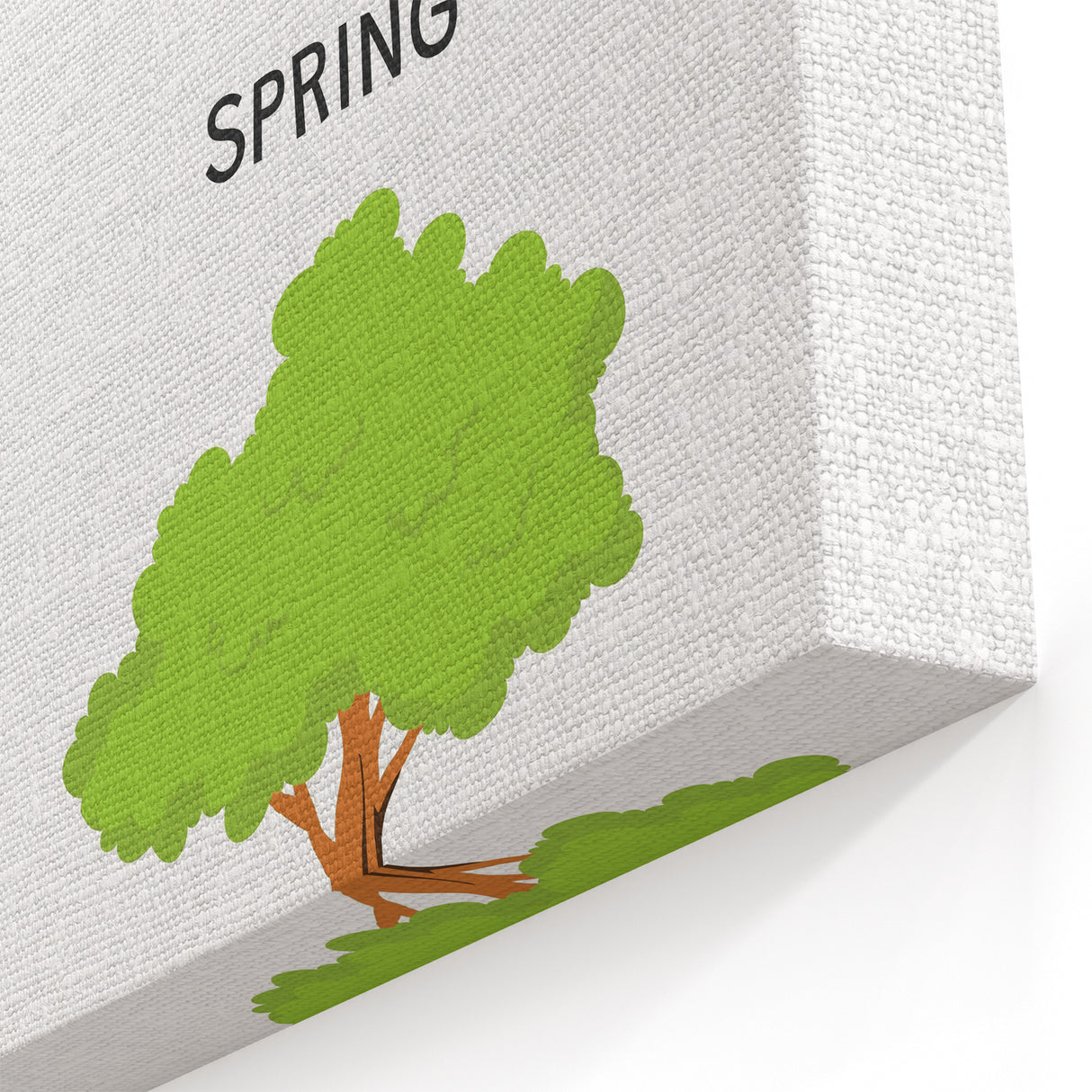 Seasons Learning Wall Art - Kids Educational Four Seasons Poster