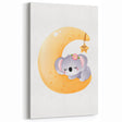 Sleeping Koala on Moon Kids Room Print - Nursery Wall Art