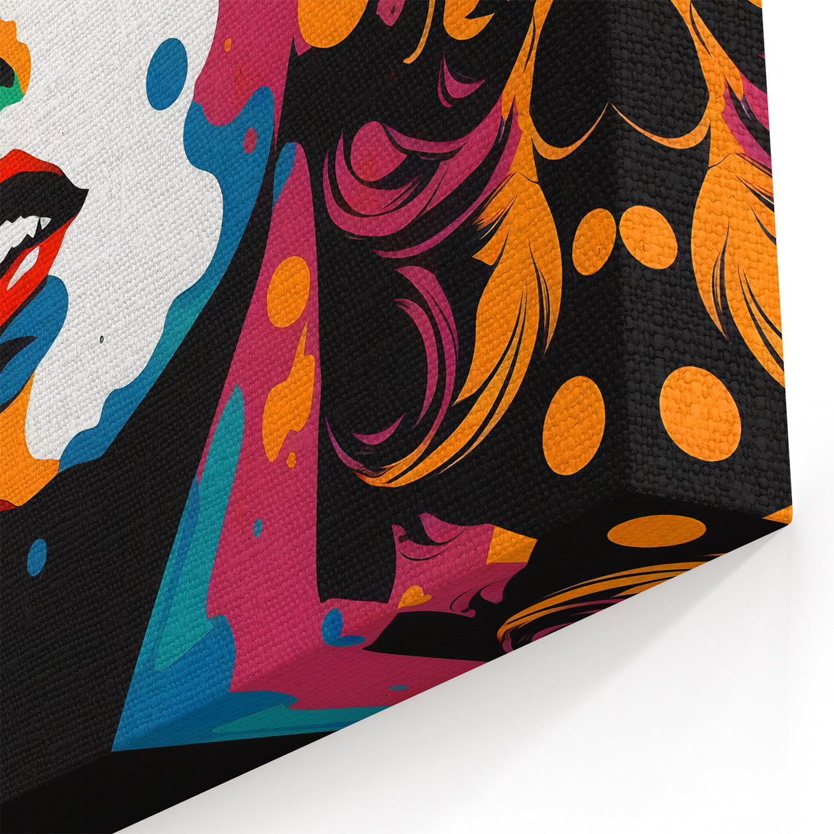 Vibrant Pop Art Wall Art – Colorful Retro Canvas Print