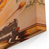 Vintage Travel Poster - Central Australia | Retro Train Art