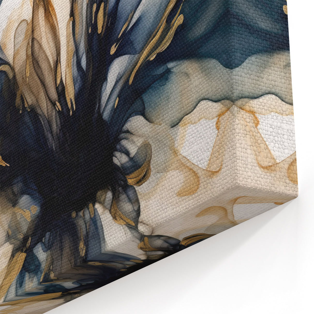 Abstract Fluid Living Room Wall Art - Modern Canvas & Framed Print