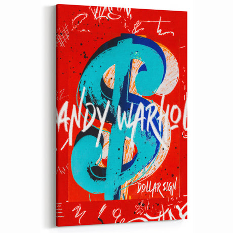 Bold Pop Art Wall Art – Graffiti-Inspired Canvas Print