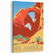Vintage Travel Poster - See America | Retro National Park Art