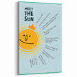 Meet the Sun - Kids Educational Wall Art Learning Print