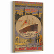 Vintage Travel Poster - Atlantic Transport Line | Retro Ship Art
