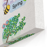 The Four Seasons - Kids Educational Wall Art Learning Print