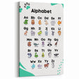 ABC Alphabet - Kids Educational Wall Art Animal Learning Print