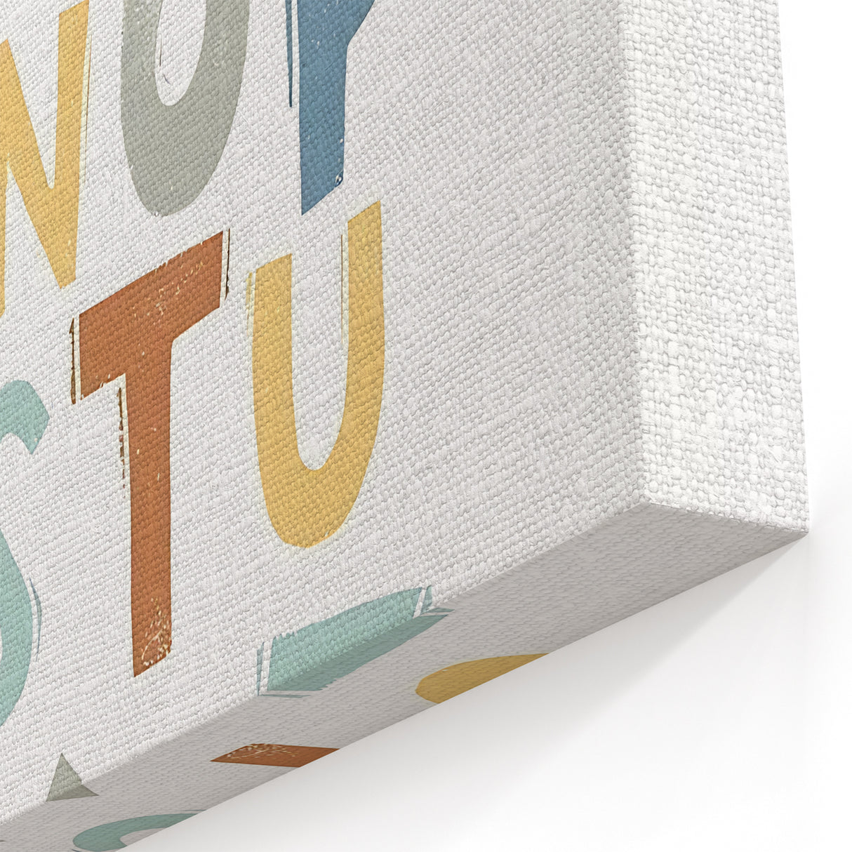 ABC Alphabet - Kids Educational Wall Art Pastel Learning Print