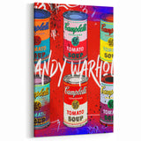 Iconic Pop Art Wall Art – Colorful Campbell’s Soup Canvas Print