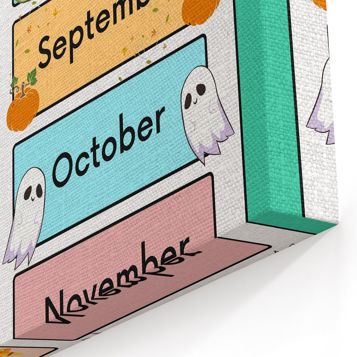 Months of the Year - Kids Educational Wall Art Learning Print