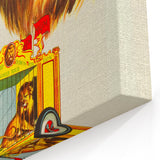 Vintage Travel Poster - MGM Lion World Tour | Retro Movie Art