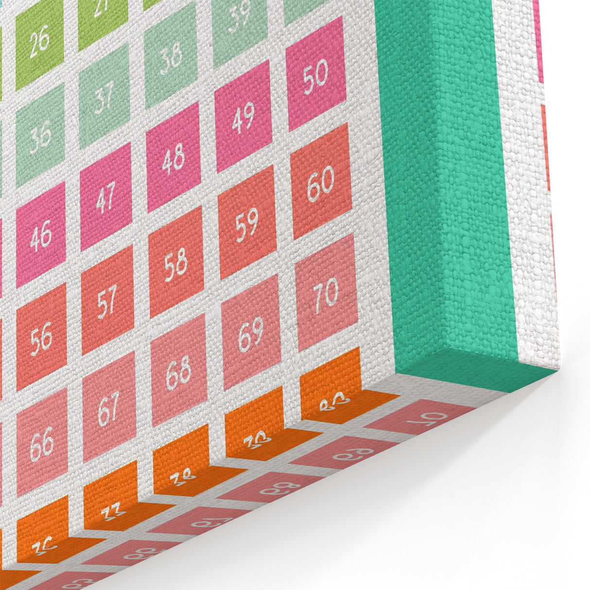 Learning Posters for Kids - Counting 1 to 100 Educational Wall Art