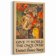 Vintage India Travel Poster – Classic Navy Tourism Art Print
