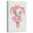 Dancing Ballerina Elephant Print - Children's Wall Decor