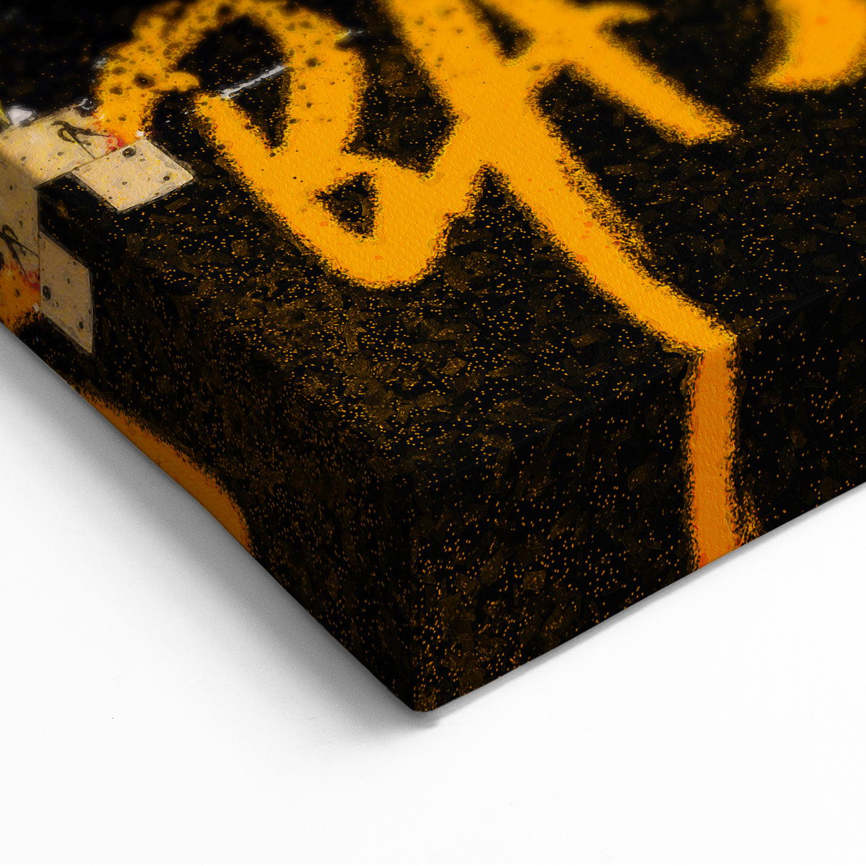 Raw Pop Art Wall Art – Graffiti-Inspired Basquiat Canvas Print