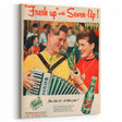 Retro 7-Up Party Ad – Vintage Print for Nostalgic Wall Art