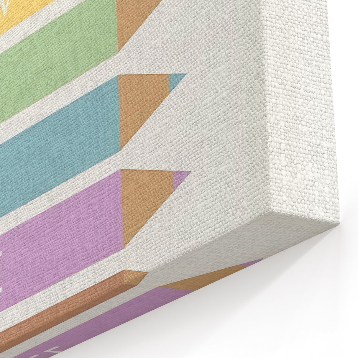 Kids Educational Wall Art - Color Learning Chart for Kids' Rooms