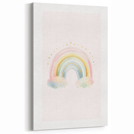 Watercolor Rainbow Print for Kids Room - Girls Room Wall Art