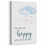 You Make Me Happy Print - Kids Room Art Prints for Nursery