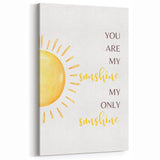 You Are My Sunshine Print - Children's Wall Decor