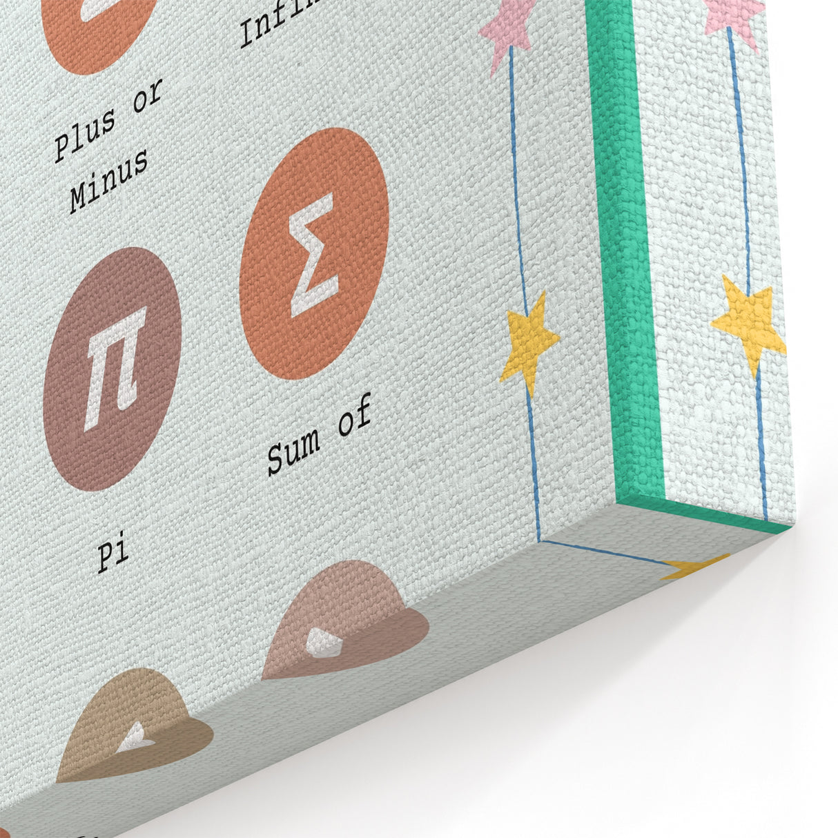 STEM Learning Wall Art - Mathematical Symbols Chart
