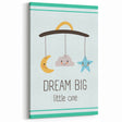 Educational Nursery Wall Decor - Dream Big Little One Print