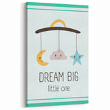 Educational Nursery Wall Decor - Dream Big Little One Print