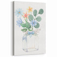 Watercolor Floral Vase Print - Girls Bedroom Art