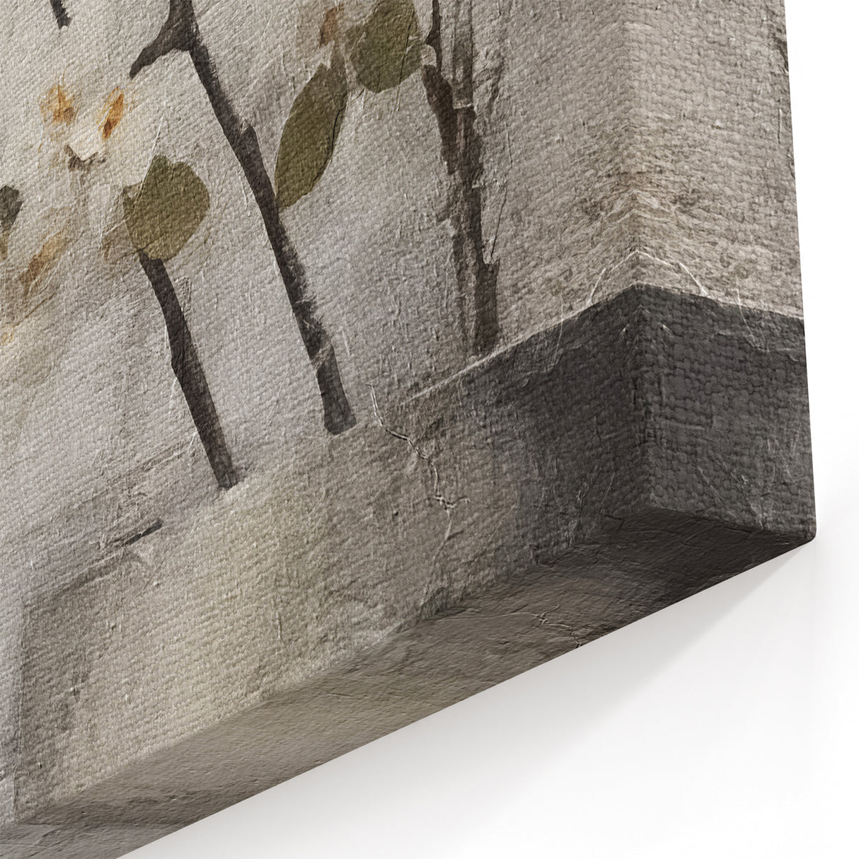 Minimalist Floral Living Room Wall Art – Modern Canvas & Prints