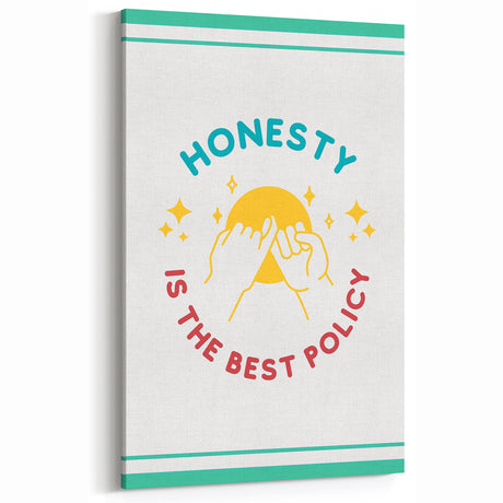 Classroom Educational Posters - Honesty Inspirational Print