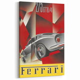 Vintage Ferrari 275 GTB/4 Ad – Retro Car Poster for Wall Art