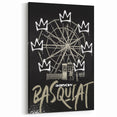 Basquiat-Inspired Pop Art Wall Art – Graffiti Ferris Wheel Canvas