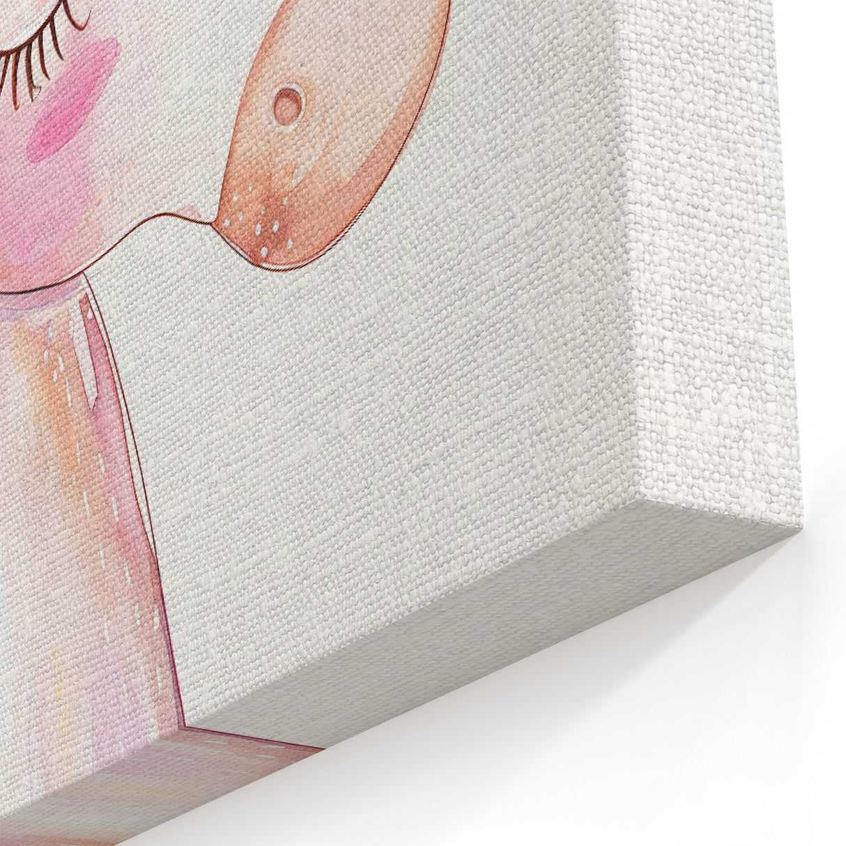 Blush Unicorn Watercolor Print - Girls Bedroom Art