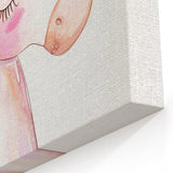 Blush Unicorn Watercolor Print - Girls Bedroom Art