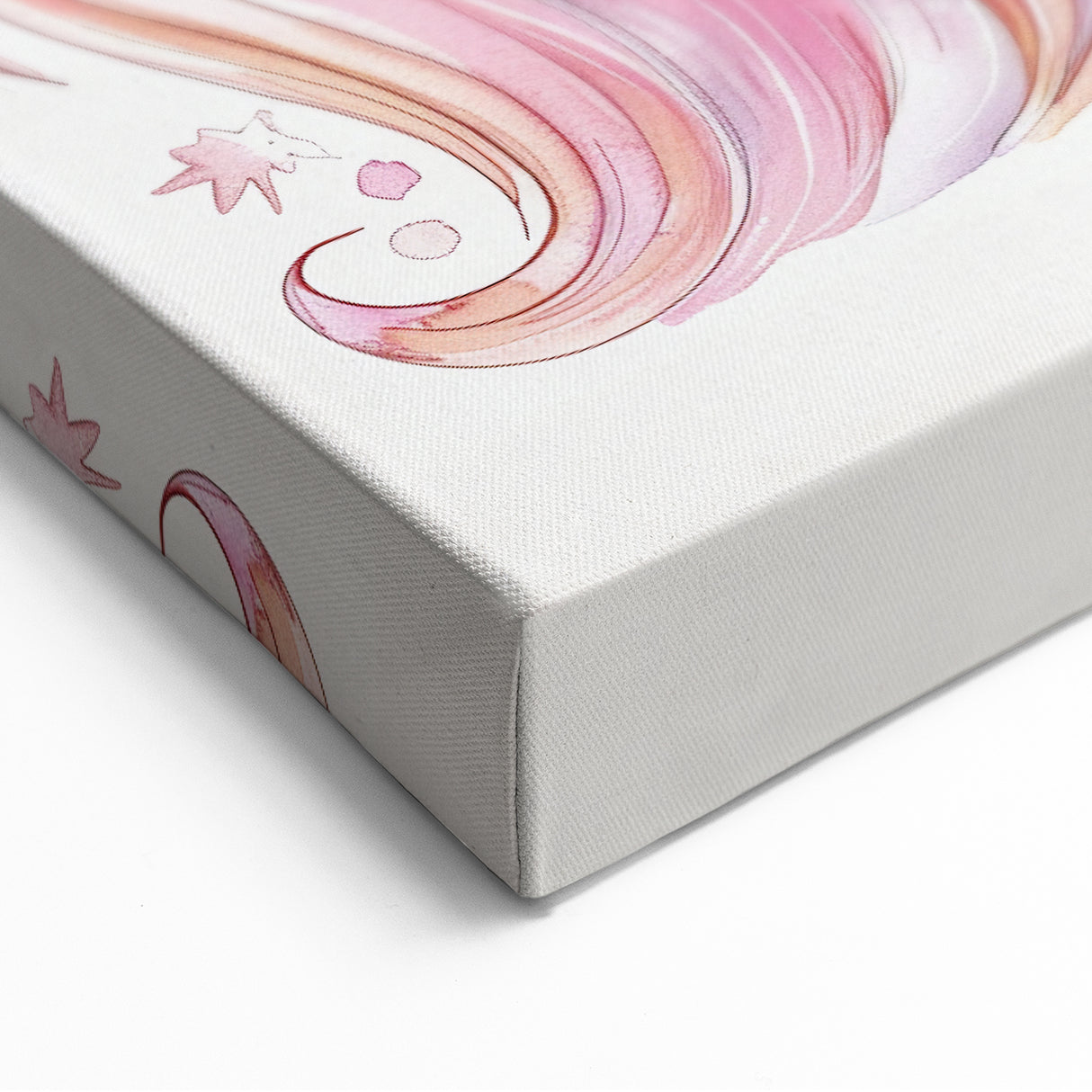 Blush Unicorn Watercolor Print - Girls Bedroom Art