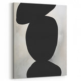 Acrylic Dining Room Artwork – Black and White Modern Abstract Art