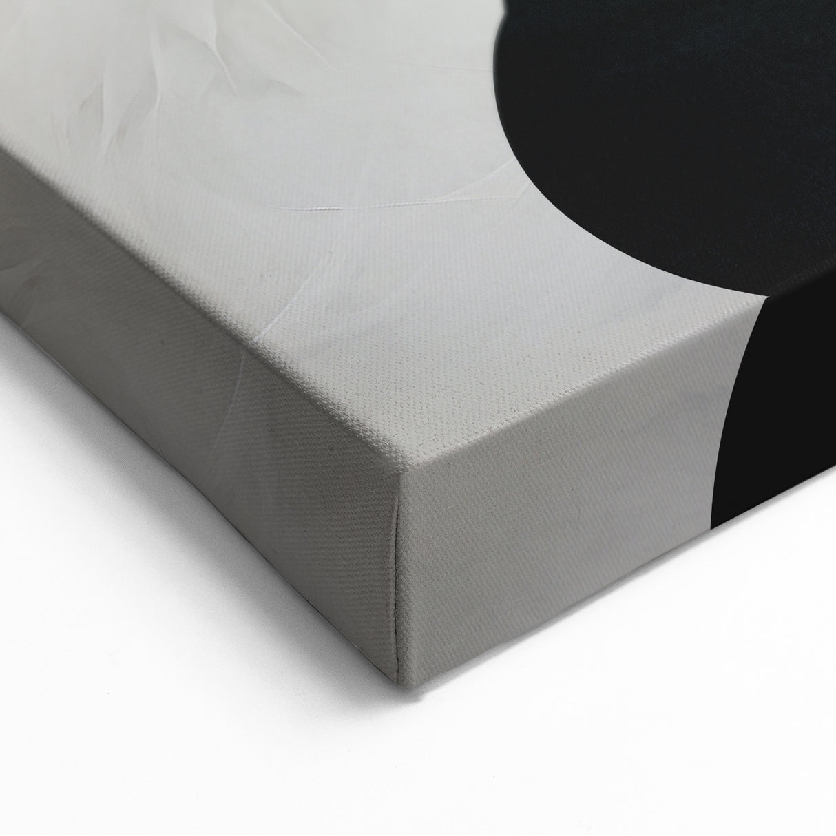 Acrylic Dining Room Artwork – Black and White Modern Abstract Art