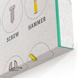 Classroom Educational Posters - Tools Learning Chart for Kids