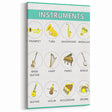 Classroom Educational Posters - Musical Instruments Chart