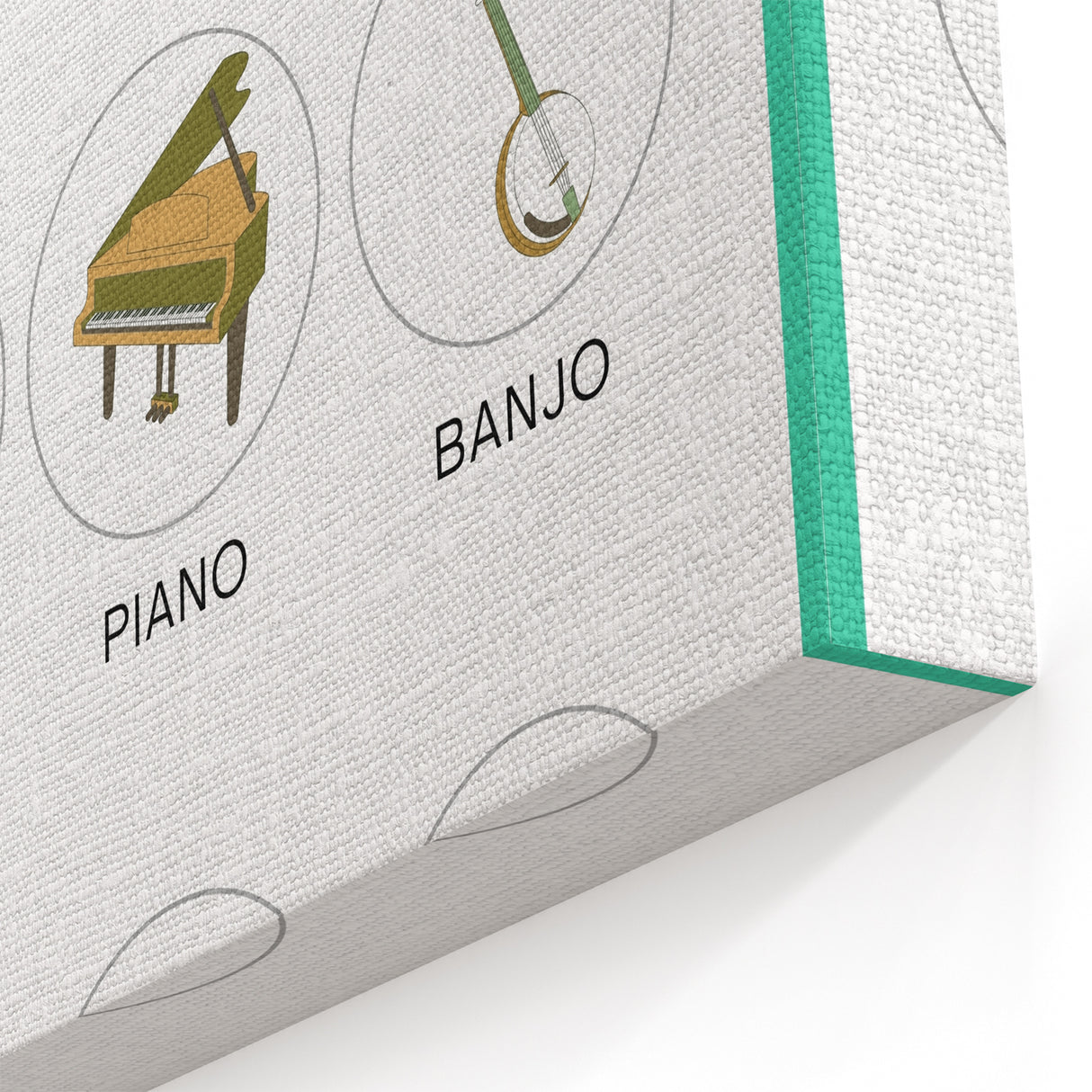 Classroom Educational Posters - Musical Instruments Chart