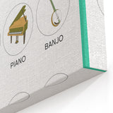 Classroom Educational Posters - Musical Instruments Chart