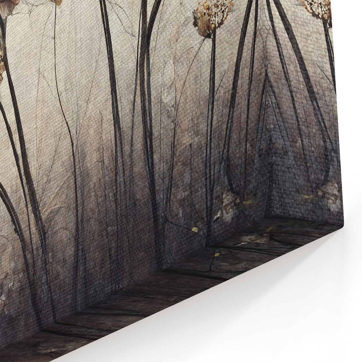Elegant Floral Living Room Wall Art – Modern Canvas & Framed Print